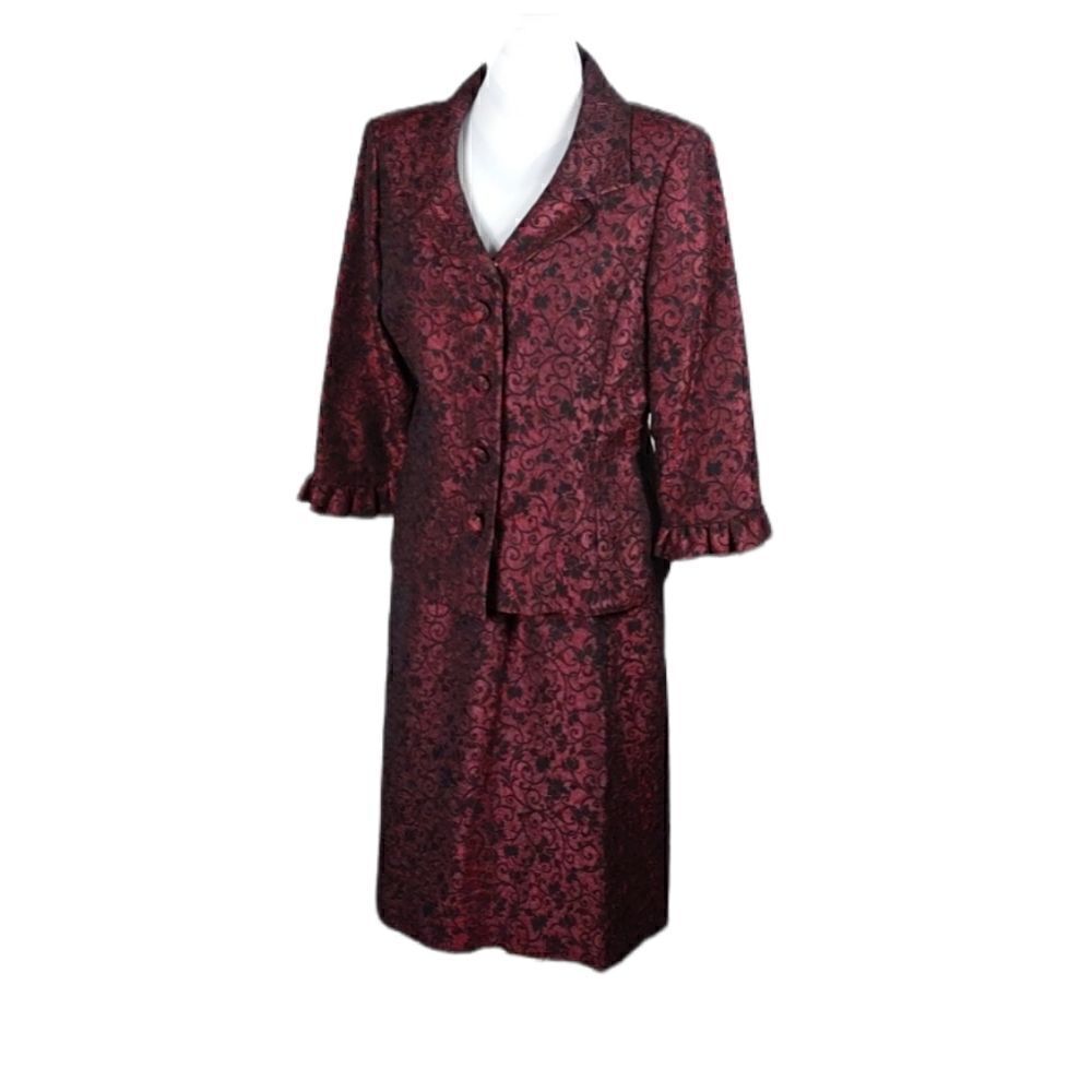 Vtg.2pc. Jessica Howard Lace Skirt Suit